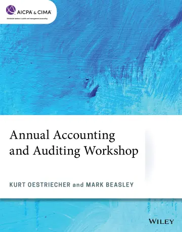 Cover of Annual Accounting and Auditing Workshop