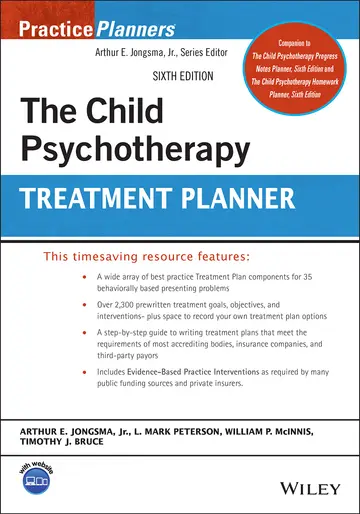 Cover of The Child Psychotherapy Treatment Planner 6ed
