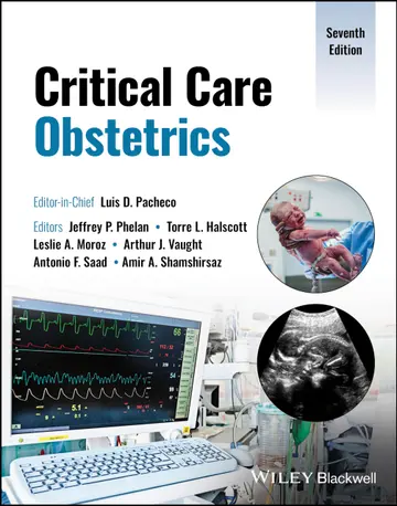 Cover of Critical Care Obstetrics