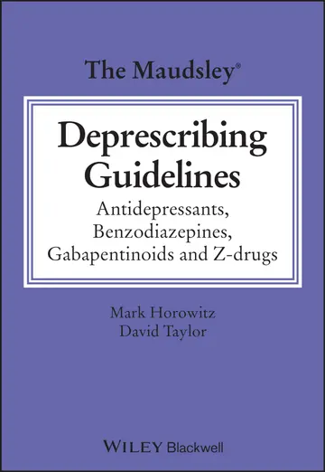 Cover of The Maudsley Deprescribing Guidelines
