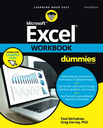 Cover of Excel Workbook for Dummies, 2nd Edition