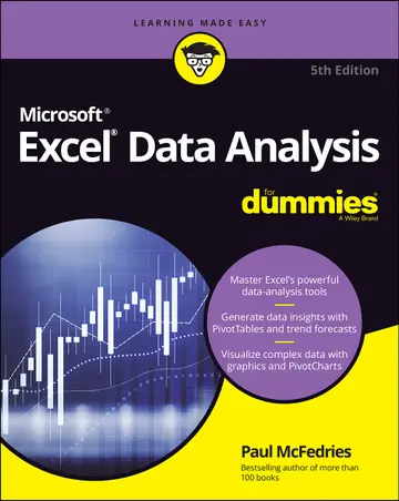 Cover of Excel Data Analysis for Dummies (For Dummies (Computer/Tech))