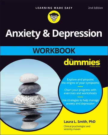 Cover of Anxiety & Depression Workbook for Dummies, 2nd Edition
