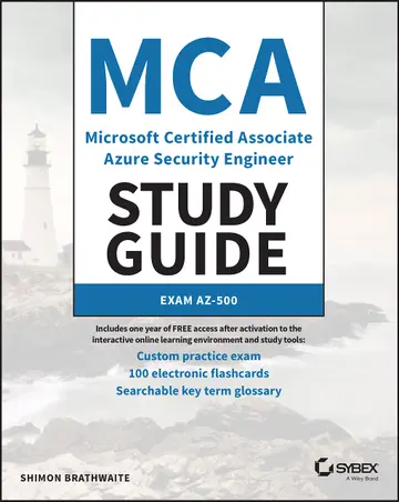 Cover of MCA Microsoft Certified Associate Azure Security E Engineer Study Guide - Exam AZ-500