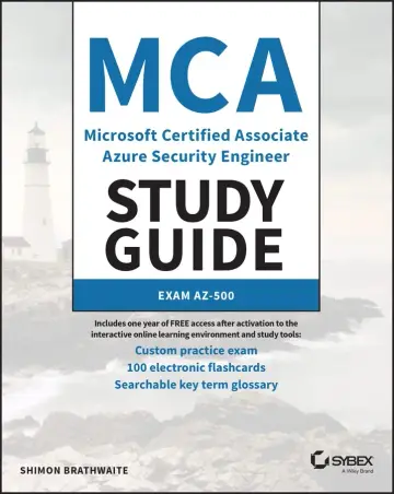 Cover of MCA Microsoft Certified Associate Azure Security Engineer Study Guide