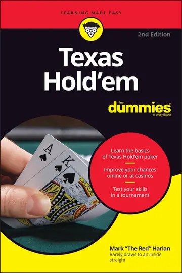 Cover of Texas Hold'em for Dummies, 2nd Edition