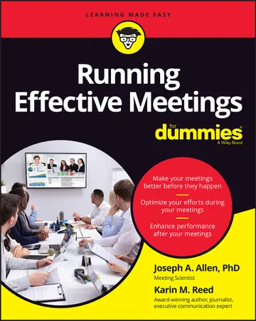 Cover of Running Effective Meetings for Dummies