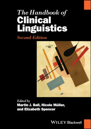 Cover of Handbook of Clinical Linguistics