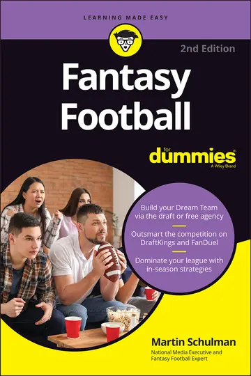 Cover of Fantasy Football for Dummies, 2nd Edition
