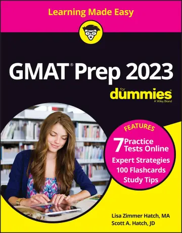Cover of GMAT Prep 2023 for Dummies with Online Practice