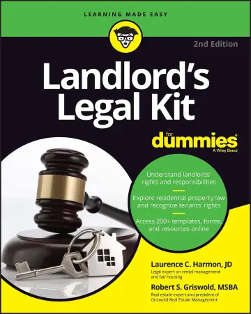 Cover of Landlord's Legal Kit for Dummies, 2nd Edition