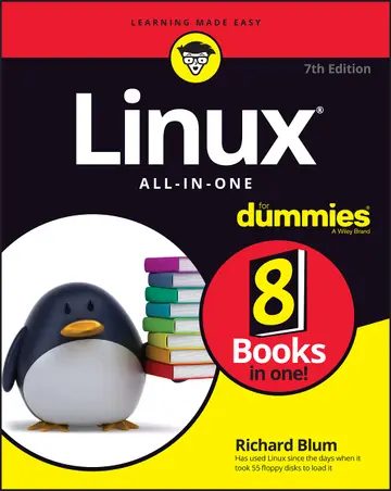 Cover of Linux All-in-One for Dummies, 7th Edition