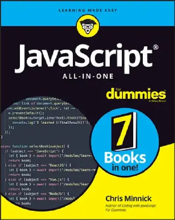 Cover of JavaScript All-In-One for Dummies
