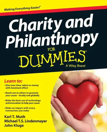 Cover of Charity and Philanthropy for Dummies