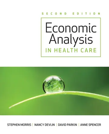 Cover of Economic Analysis in Healthcare