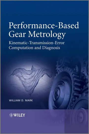 Cover of Performance-Based Gear Metrology