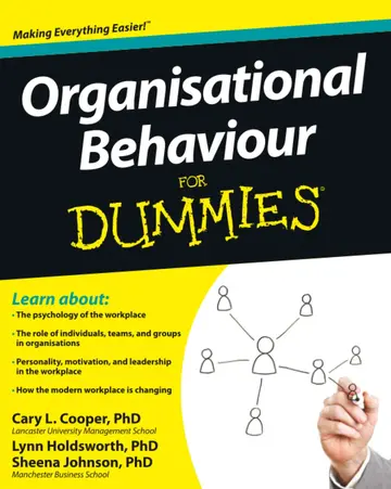 Cover of Organisational Behaviour for Dummies