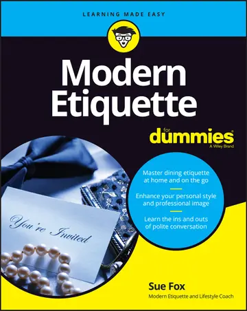 Cover of Modern Etiquette for Dummies, 3rd Edition