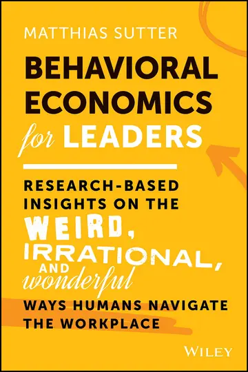 Cover of Behavioral Economics for Leaders