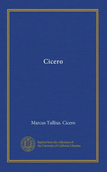 Cover of Cicero