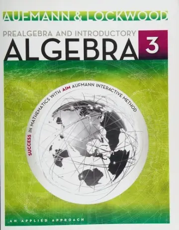 Cover of Prealgebra and Introductory Algebra