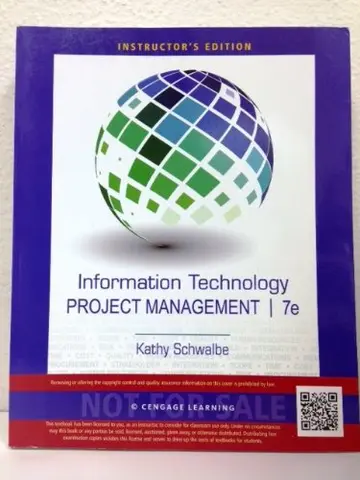 Cover of Ie Infor Tech Proj Mgmt 7e