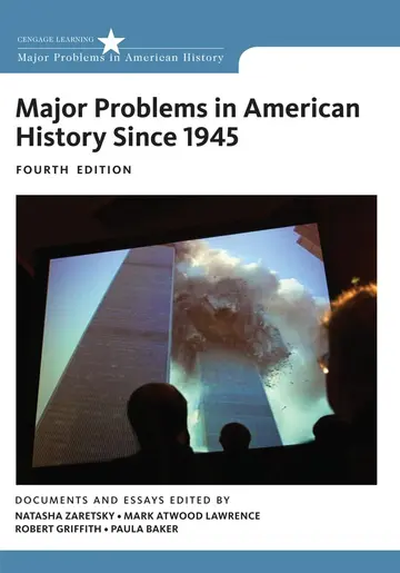 Cover of Major Problems in American History Since 1945