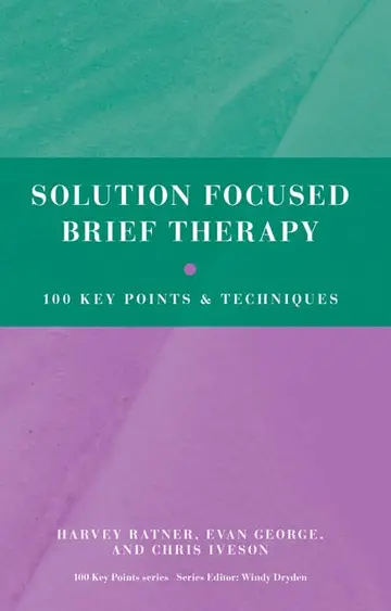 Cover of Solution Focused Brief Therapy