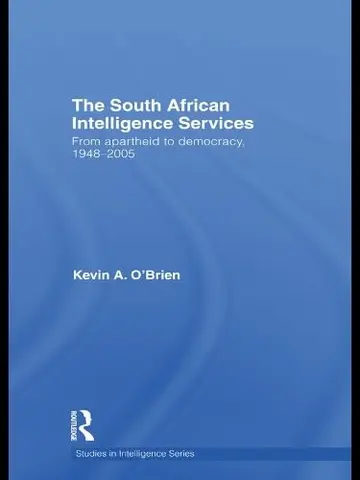 Cover of The South African Intelligence Services