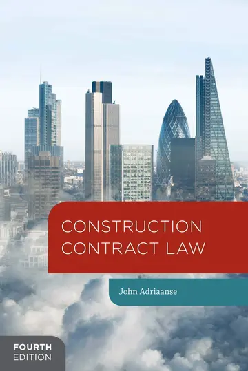 Cover of Construction Contract Law