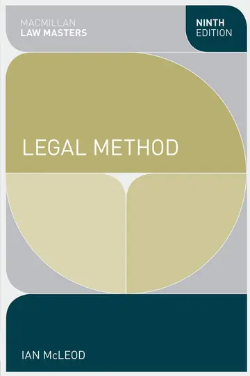 Cover of Legal Method