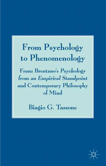 Cover of From Psychology to Phenomenology