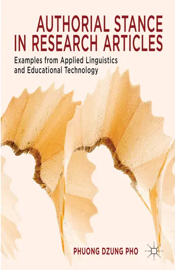 Cover of Authorial Stance in Research Articles
