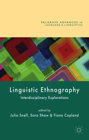 Cover of Linguistic Ethnography