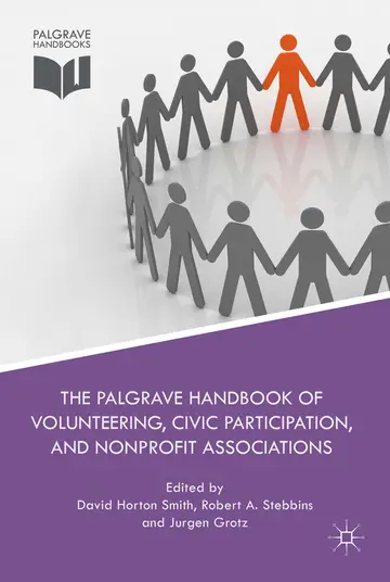 Cover of The Palgrave Handbook of Volunteering, Civic Participation, and Nonprofit Associations