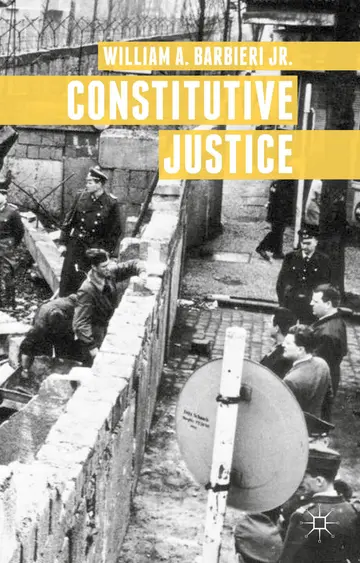 Cover of Constitutive Justice