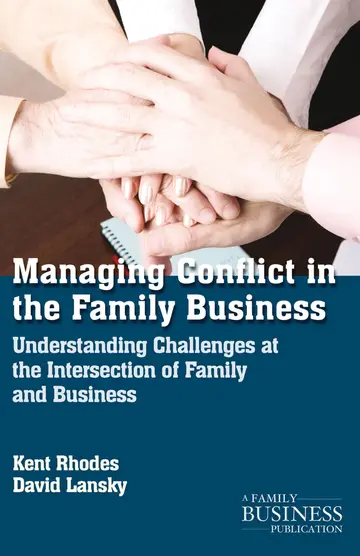 Cover of Managing Conflicts in the Family Business