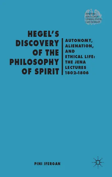 Cover of Hegel's Discovery of the Philosophy of Spirit