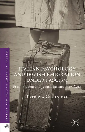 Cover of Italian Psychology and Jewish Emigration under Fascism
