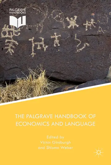 Cover of The Palgrave Handbook of Economics and Language