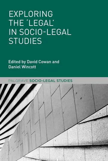 Cover of Exploring the 'Legal' in Socio-Legal Studies