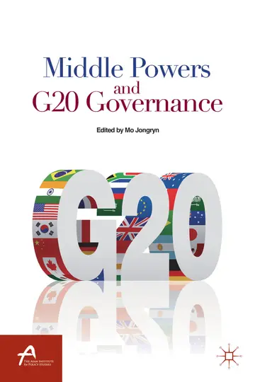 Cover of Middle Powers and G20 Governance