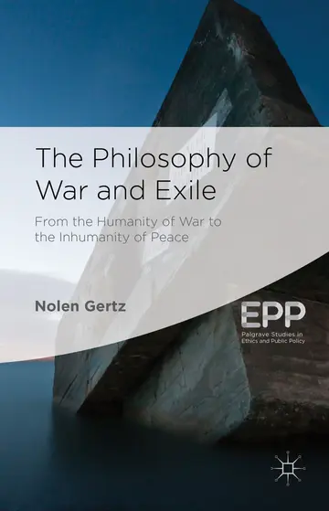 Cover of The Philosophy of War and Exile