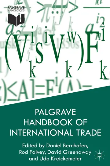 Cover of Palgrave Handbook of International Trade