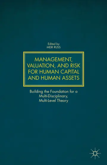 Cover of Management, Valuation, and Risk for Human Capital and Human Assets