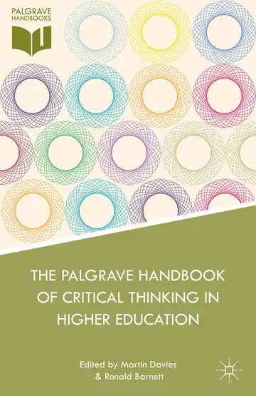Cover of The Palgrave Handbook of Critical Thinking in Higher Education