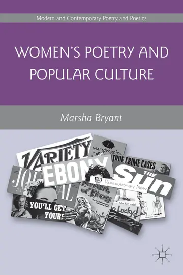 Cover of Women's Poetry and Popular Culture