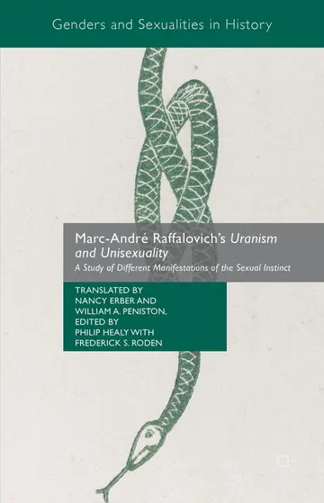 Cover of Marc-André Raffalovich's Uranism and Unisexuality