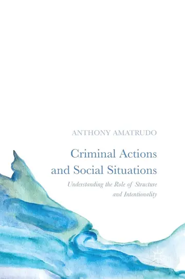 Cover of Criminal Actions and Social Situations