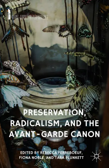 Cover of Preservation, Radicalism, and the Avant-Garde Canon